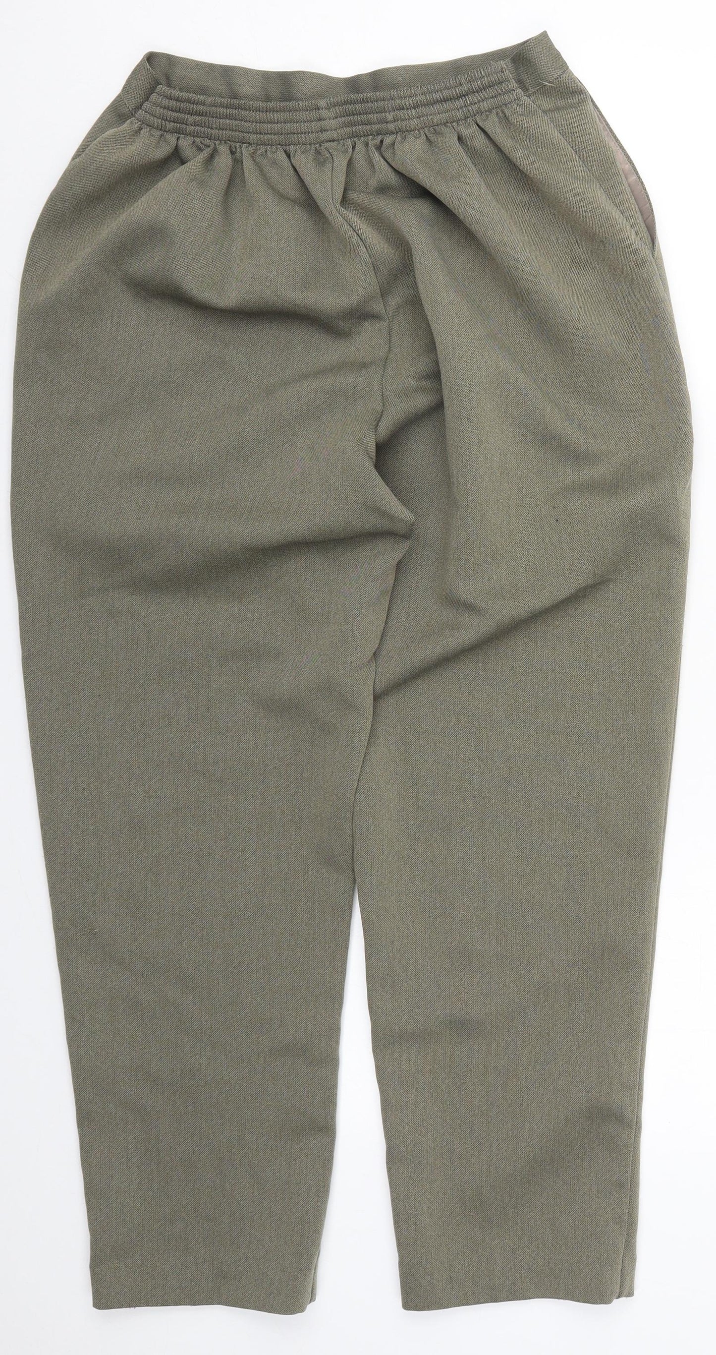 Womens UK Size 18 Saira of Manchester Regular Fit  Green Trousers