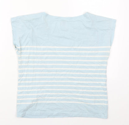 Womens UK Size 6 Jack Wills Blue Basic T-Shirt