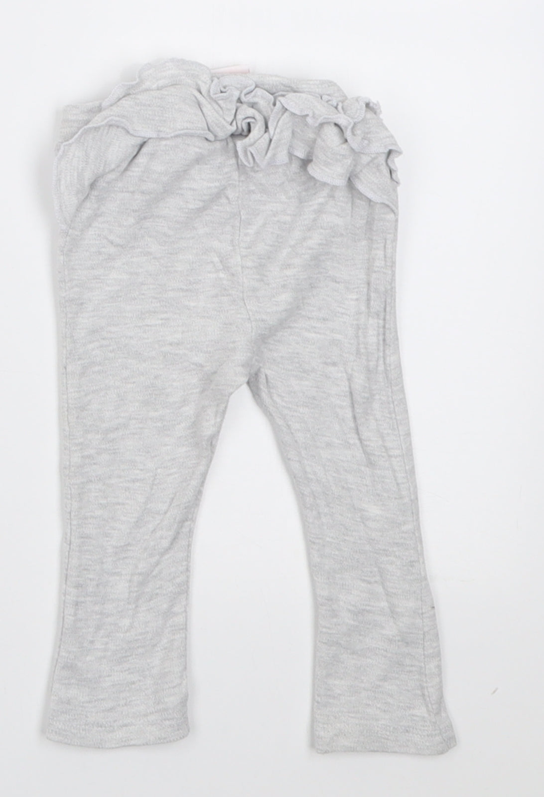 Pep & Co Girls Grey  Cotton Capri Trousers Size 9-12 Months  Pullover - minnie mouse
