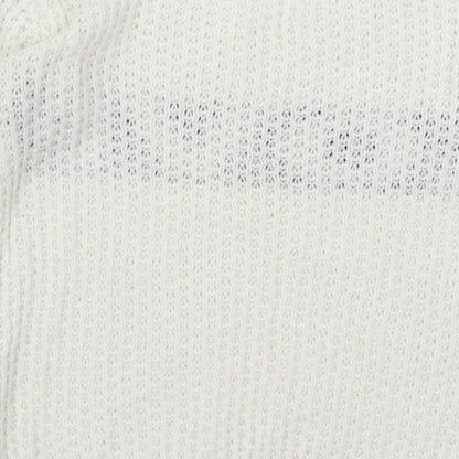 Womens UK Size S Preworn White Pullover Jumper