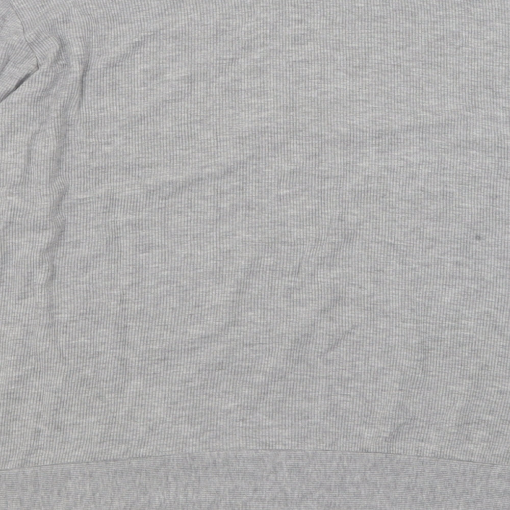 Nutmeg Womens Grey Crew Neck  Viscose Pullover Jumper Size 16