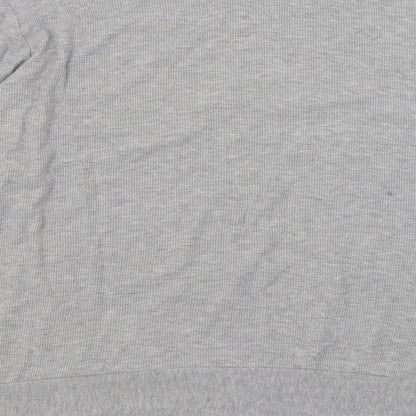 Nutmeg Womens Grey Crew Neck  Viscose Pullover Jumper Size 16