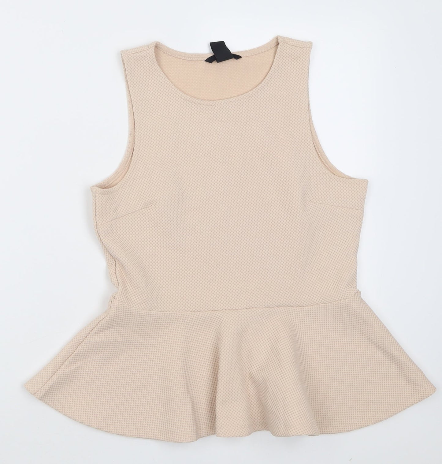 Womens UK Size S H&M Beige Tunic Tank