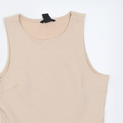 Womens UK Size S H&M Beige Tunic Tank