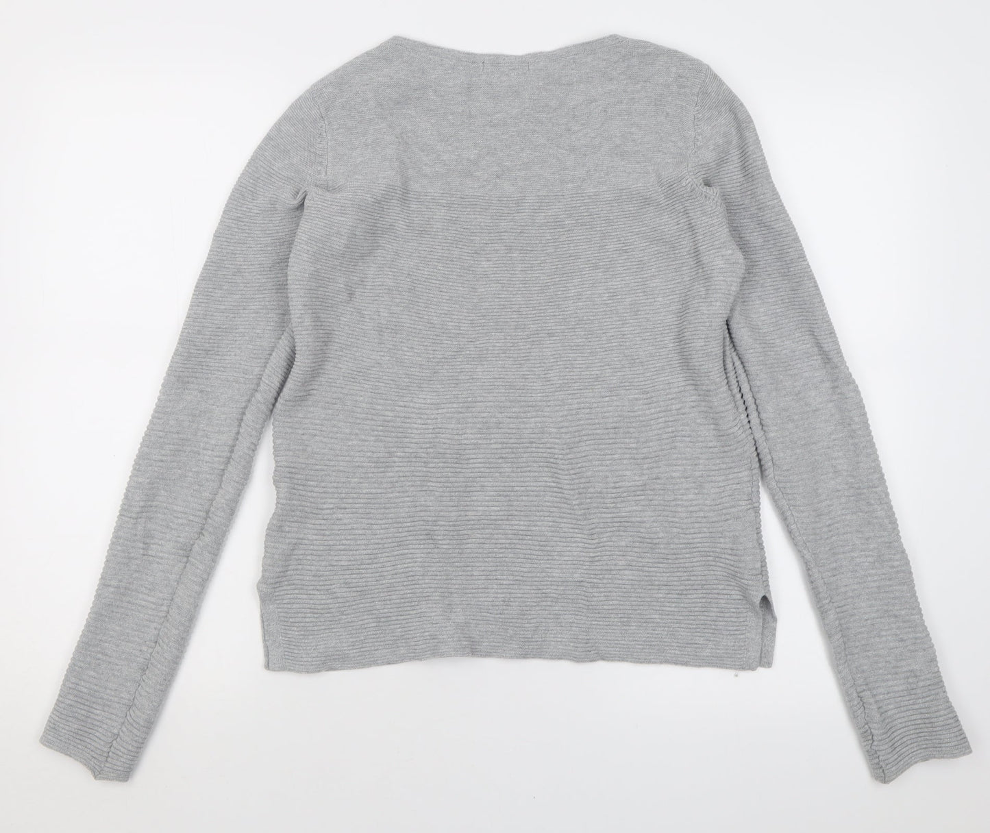 Womens UK Size M Preworn Grey Pullover Jumper
