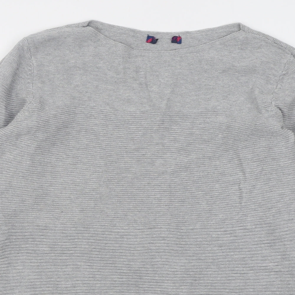 Womens UK Size M Preworn Grey Pullover Jumper