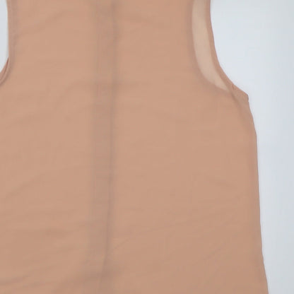 Womens UK Size M Zanzea Pink Basic Button-Up