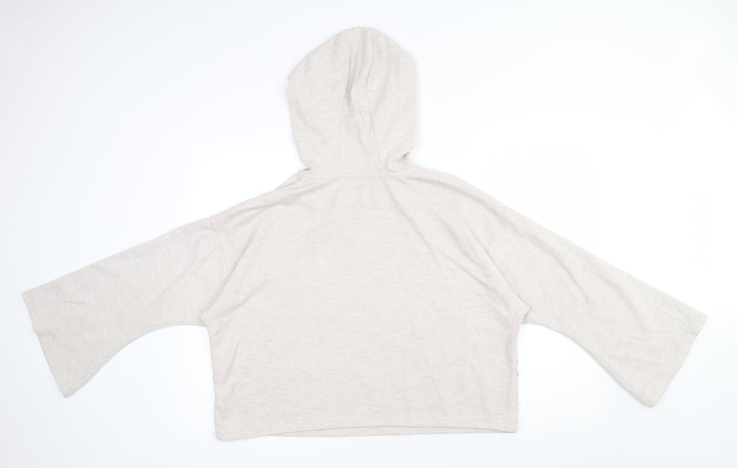 Primark Womens Beige  Polyester Pullover Hoodie Size 4  Pullover