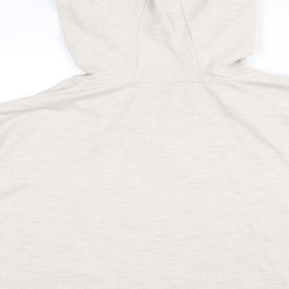 Primark Womens Beige  Polyester Pullover Hoodie Size 4  Pullover