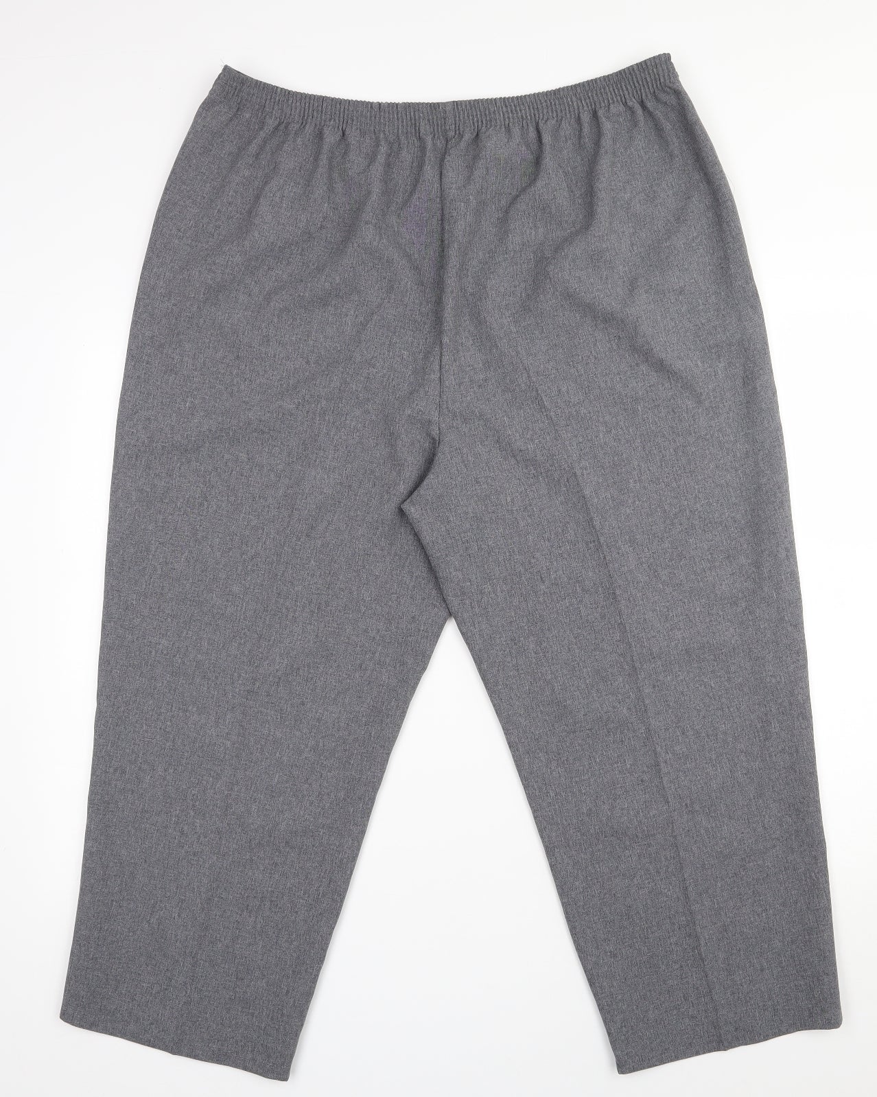 bm Collection Womens Grey  Polyester Trousers  Size 20 L23.5 in Regular