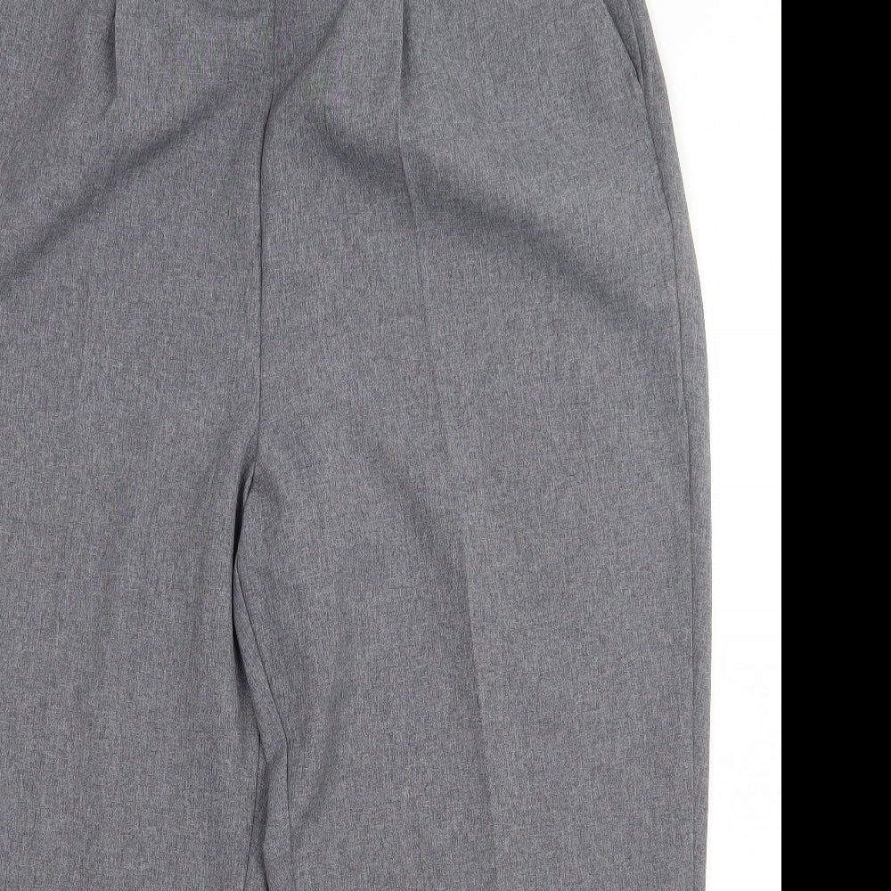 bm Collection Womens Grey  Polyester Trousers  Size 20 L23.5 in Regular
