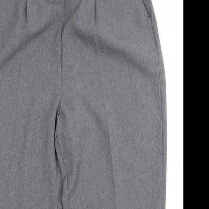 bm Collection Womens Grey  Polyester Trousers  Size 20 L23.5 in Regular