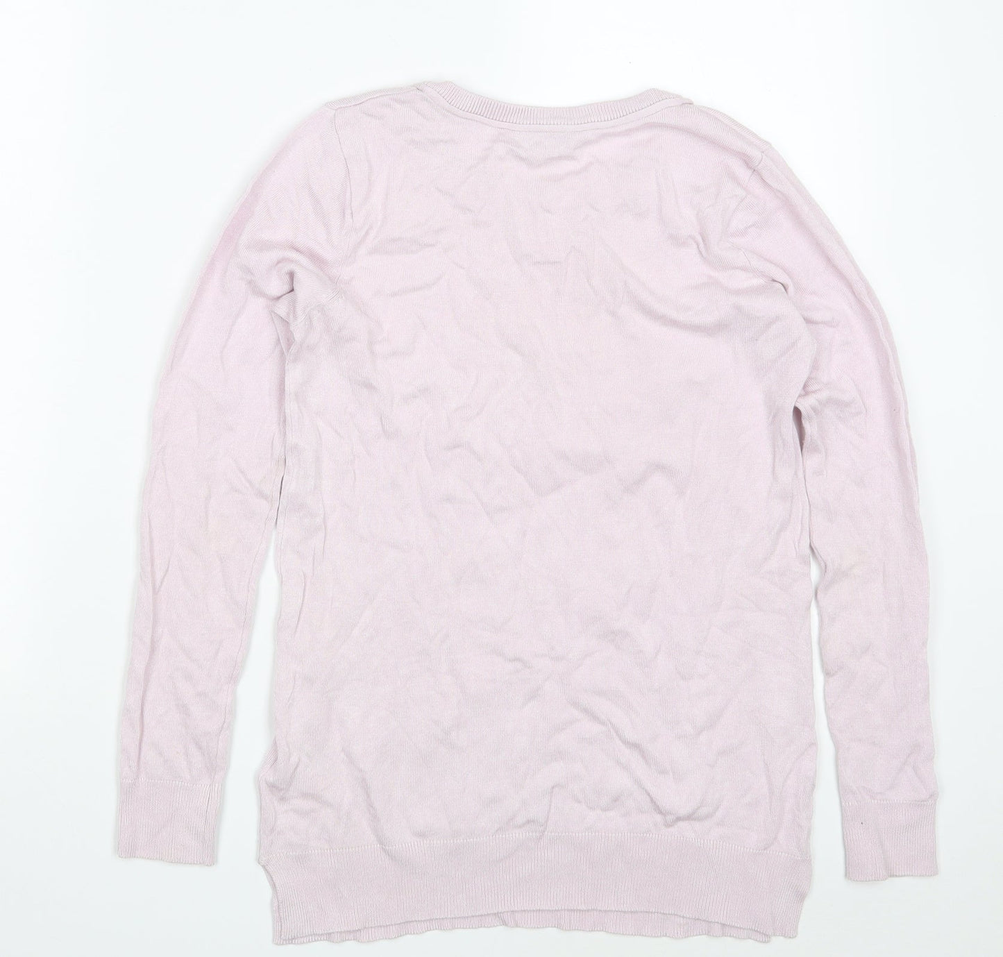 Womens UK Size 8 Peacocks Pink Pullover Jumper