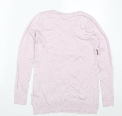 Womens UK Size 8 Peacocks Pink Pullover Jumper