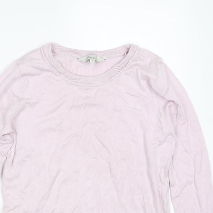 Womens UK Size 8 Peacocks Pink Pullover Jumper