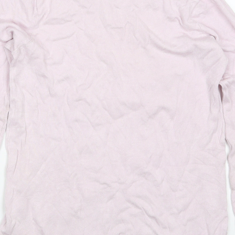 Womens UK Size 8 Peacocks Pink Pullover Jumper
