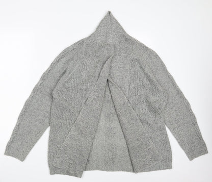 Womens UK Size M Bonmarché Grey Wrap Jumper