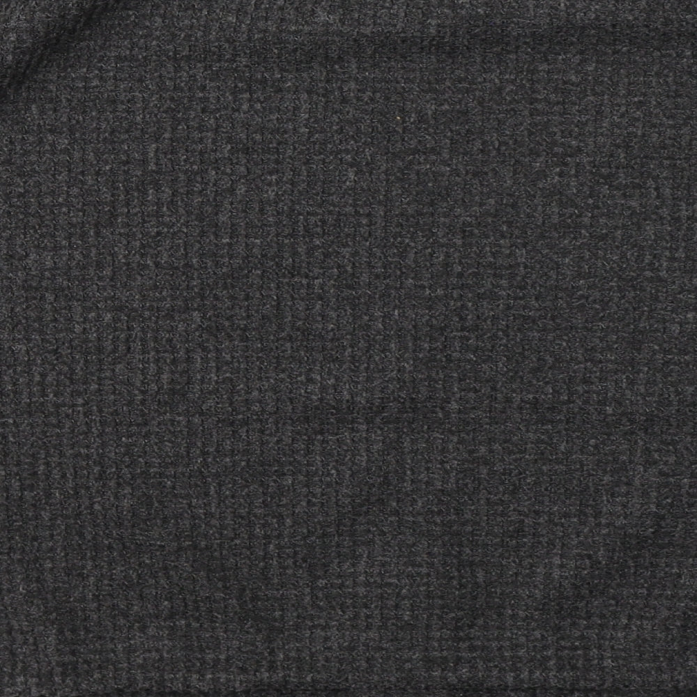 F&F Womens Grey Round Neck  Polyester Pullover Jumper Size 12