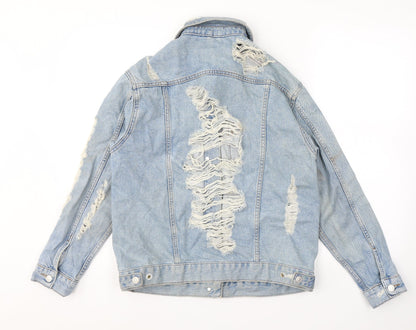 Womens UK Size 8 Topshop Blue Jacket