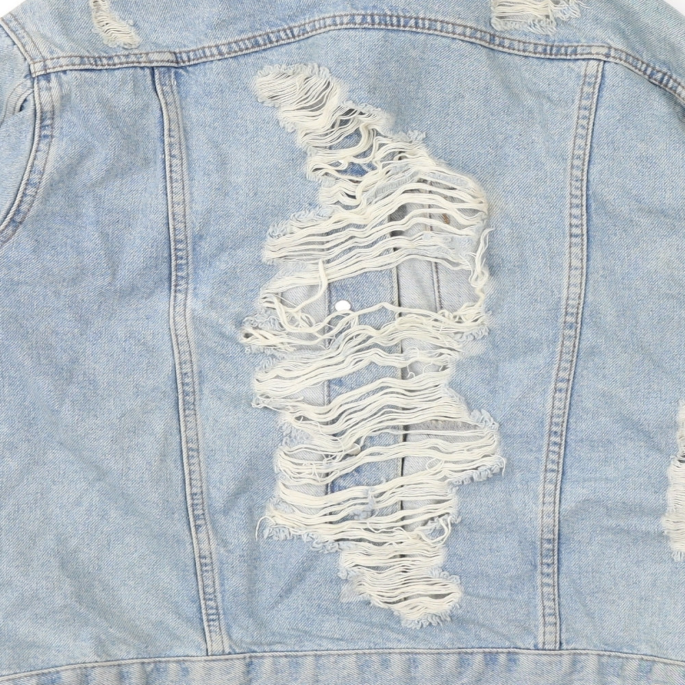 Womens UK Size 8 Topshop Blue Jacket