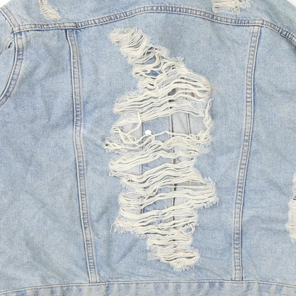 Womens UK Size 8 Topshop Blue Jacket