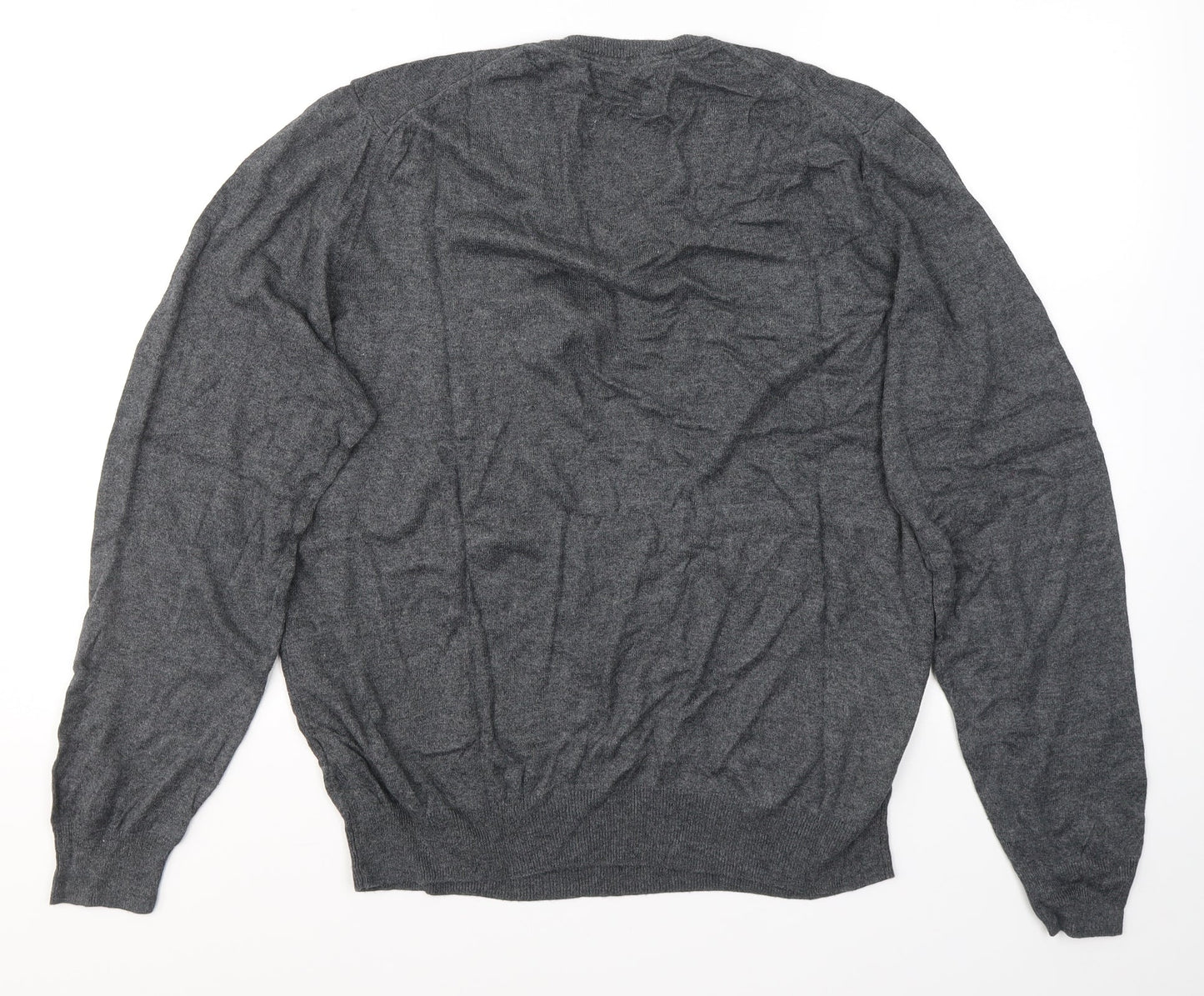 Mens UK Size L Marks and Spencer Grey Pullover Sweatshirt