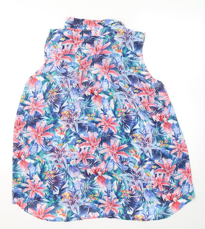Womens UK Size 10 H&M Blue Camisole Blouse