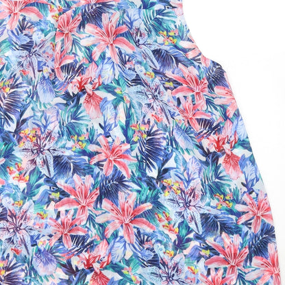 Womens UK Size 10 H&M Blue Camisole Blouse