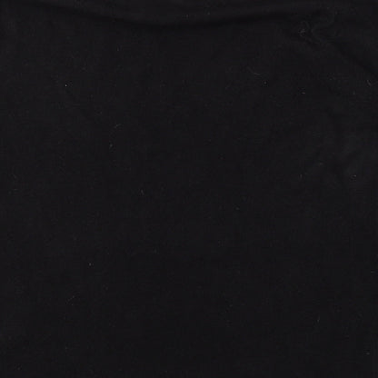 Peacocks Mens Black V-Neck  Acrylic Pullover Jumper Size M