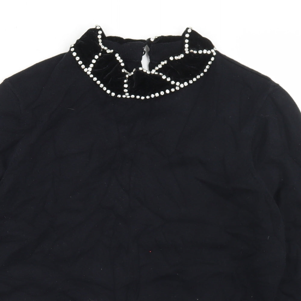 Womens UK Size L Savida Black Pullover Jumper