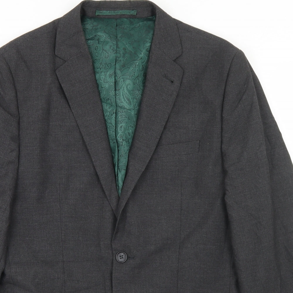 Mens UK Size 38 NEXT Regular Grey Suit Jacket