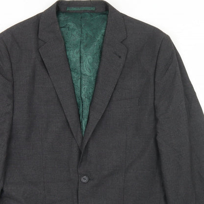 Mens UK Size 38 NEXT Regular Grey Suit Jacket