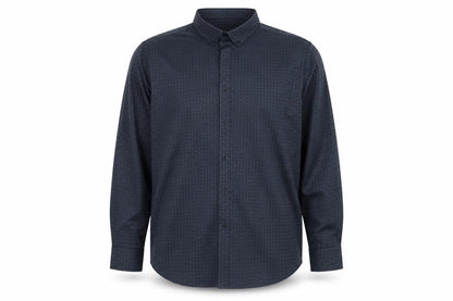 Mens UK Size 2XL The Collection Debenhams Blue  Button-Up Long Sleeve Casual Shi