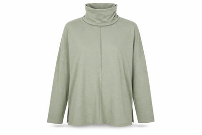 Primark Womens Green Roll Neck  Polyester Pullover Jumper Size 10