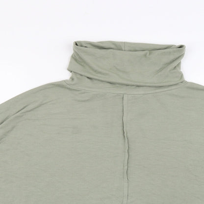 Primark Womens Green Roll Neck  Polyester Pullover Jumper Size 10