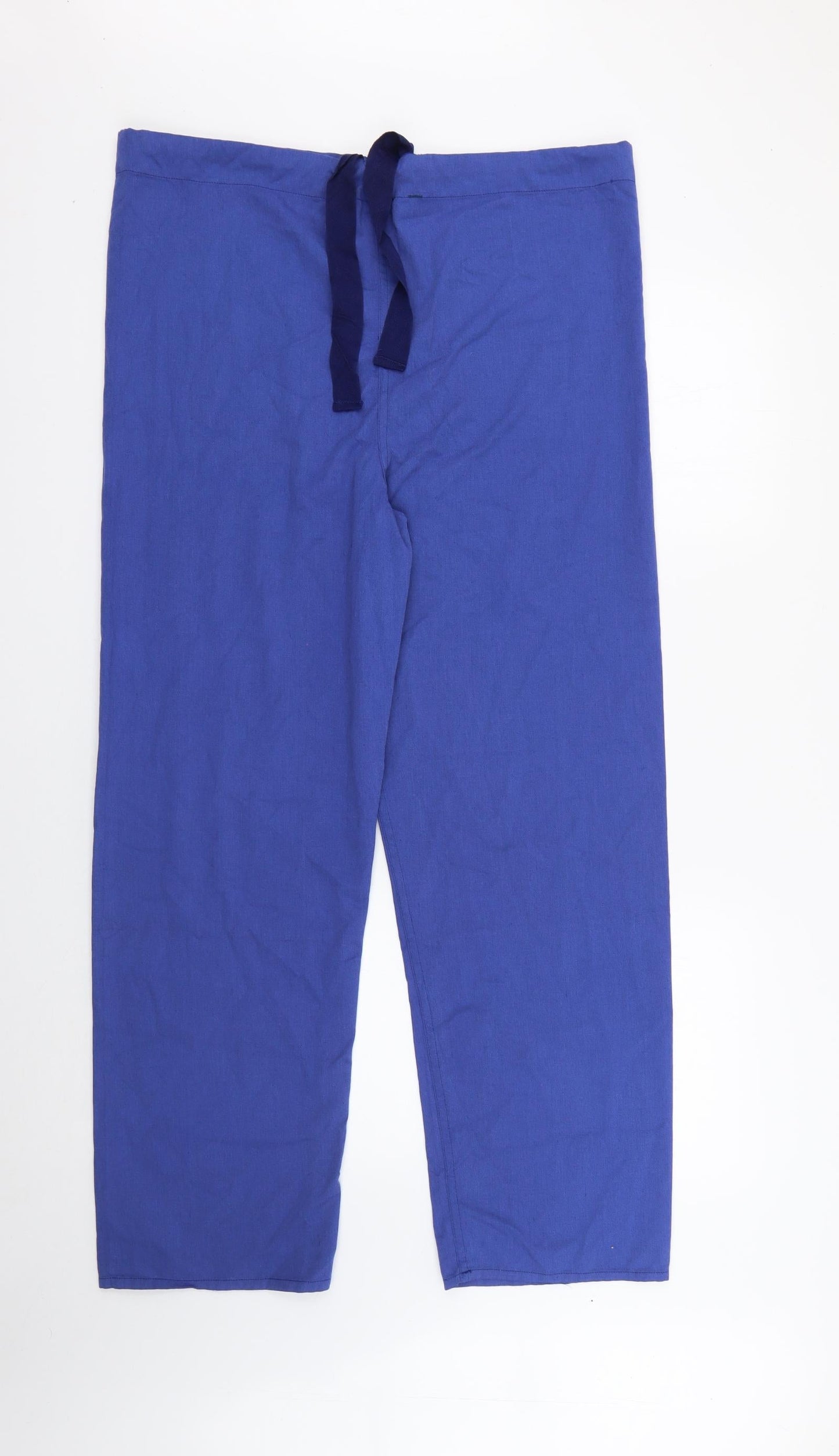 Womens UK Size S Preworn Regular Fit  Blue Trousers