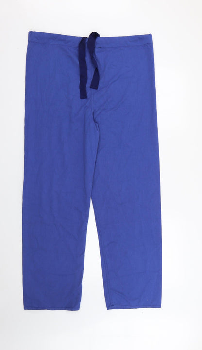 Womens UK Size S Preworn Regular Fit  Blue Trousers