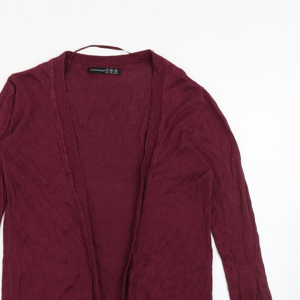 Primark Womens Purple V-Neck  Acrylic Cardigan Jumper Size 8