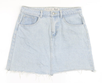 Womens UK Size 10 Denim Co A-Line Denim Skirt