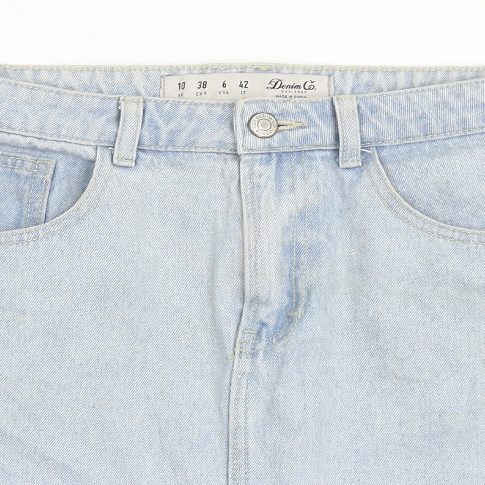 Womens UK Size 10 Denim Co A-Line Denim Skirt