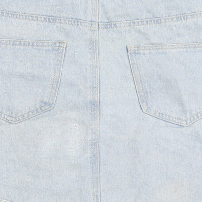 Womens UK Size 10 Denim Co A-Line Denim Skirt
