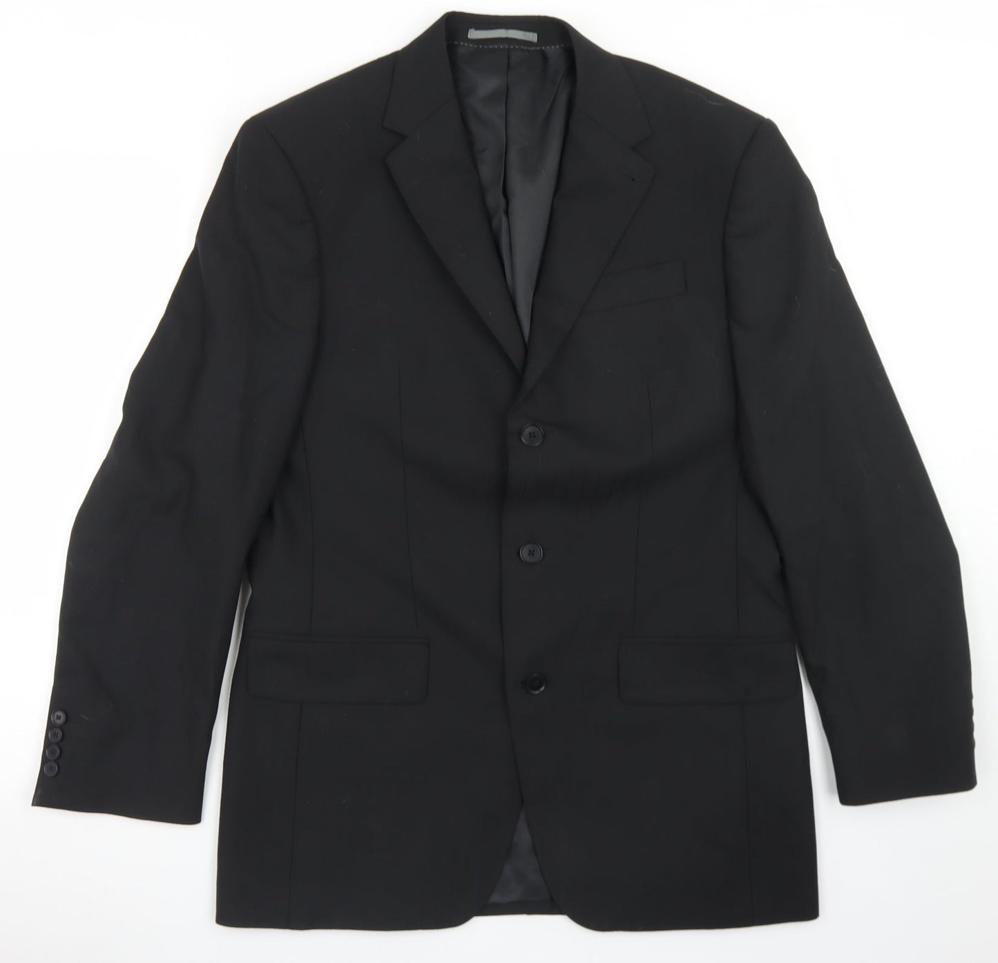 Mens UK Size 38 NEXT Regular Black Suit Jacket