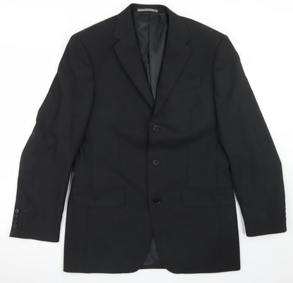 Mens UK Size 38 NEXT Regular Black Suit Jacket
