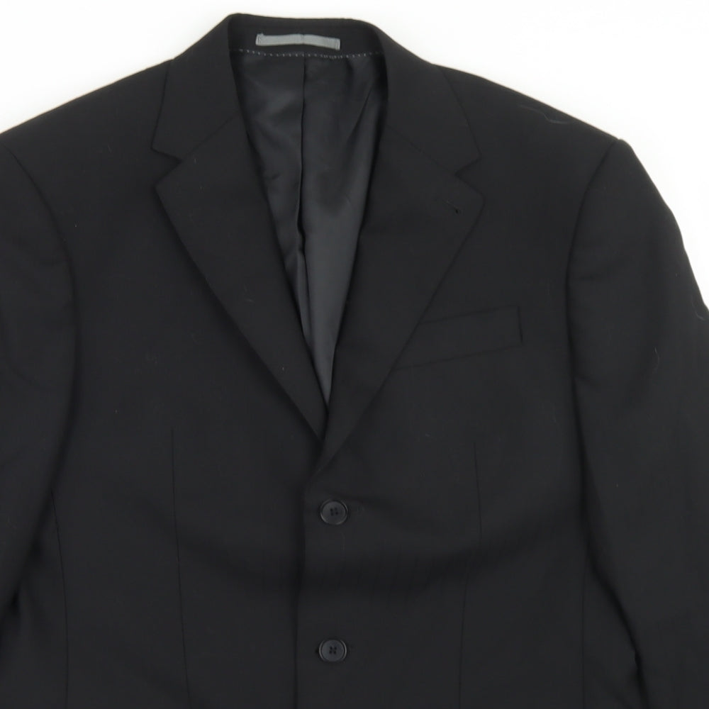 Mens UK Size 38 NEXT Regular Black Suit Jacket