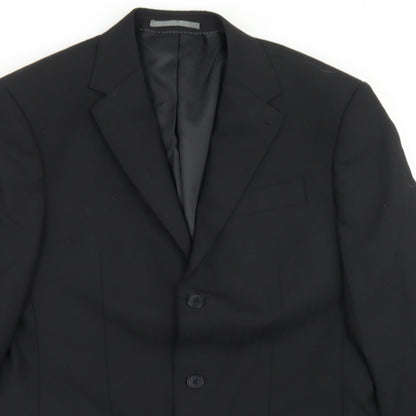 Mens UK Size 38 NEXT Regular Black Suit Jacket