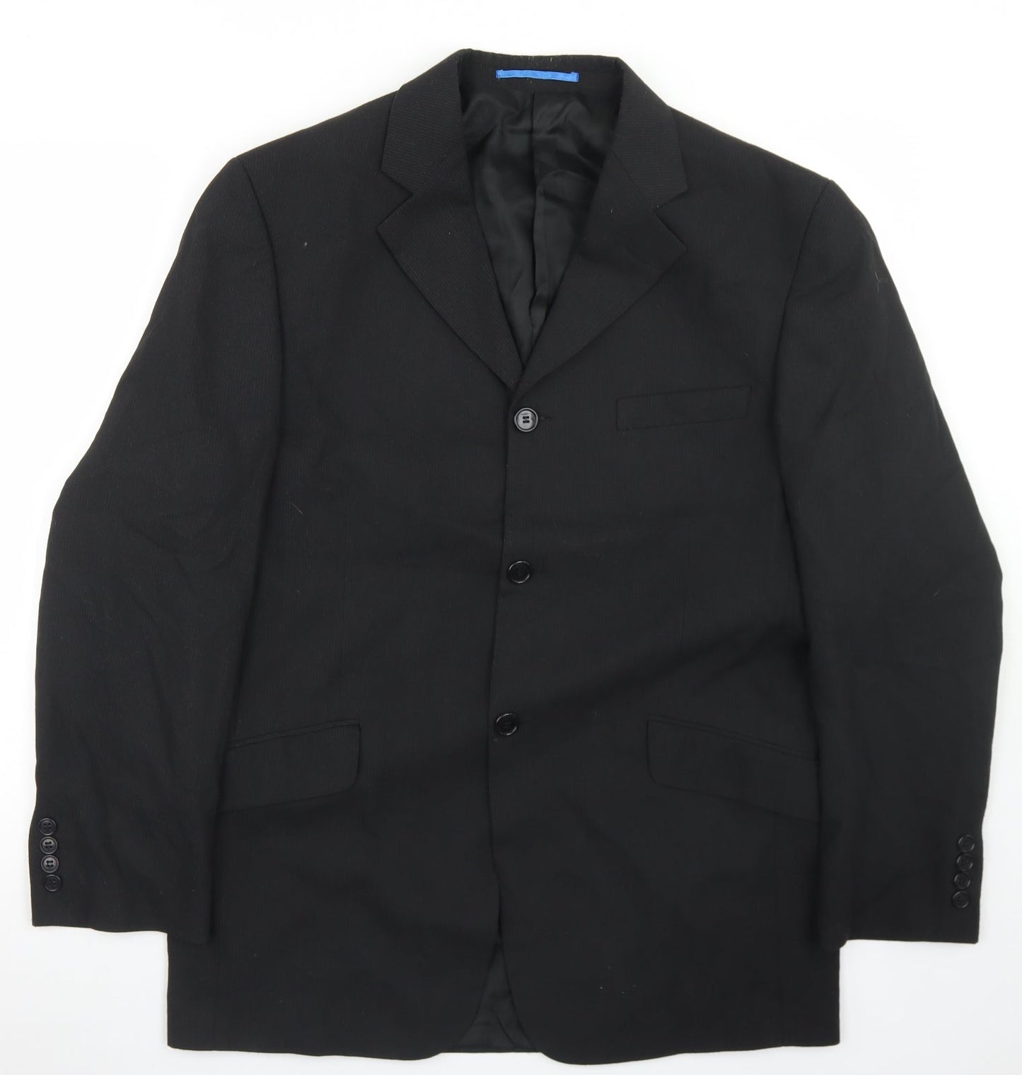 Mens UK Size 38 Willson Regular Black Suit Jacket