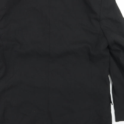 Mens UK Size 38 Willson Regular Black Suit Jacket