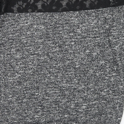 Womens UK Size 6 Atmosphere Grey Basic T-Shirt