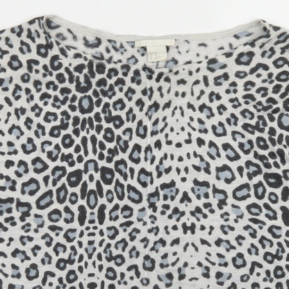 Womens UK Size XS H&M Grey Pullover Jumper