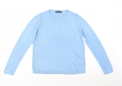 Womens UK Size 14 Marks and Spencer Blue Pullover Jumper